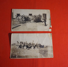 2 foto Bengasi Ufficio politico Ghemines e colonia di macchine Libia WW1