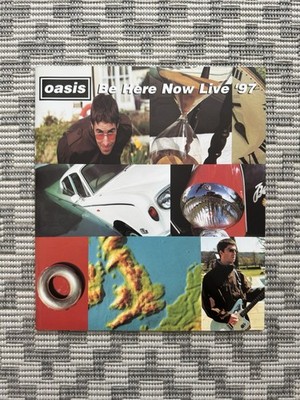 OASIS BE HERE NOW LIVE 97  RARE  UK TOUR  PROGRAM  *Signed by Noel Gallagher*