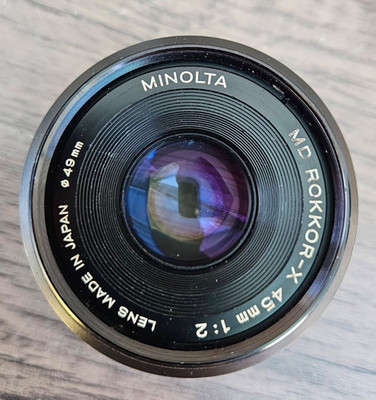 Minolta MD Rokkor-X 45mm F1:2 Lens R2