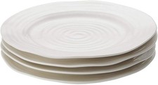 Portmeirion x Sophie Conran Porcelain Dinner Set of 4 – 12 Piece White Tablew