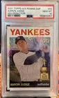 2021 Topps All-Star Rookie Cup Base Image Aaron Judge Holofractor /99 PSA 10 GEM