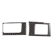 Carbon Fiber Center Control Card Box Cover Trim For Honda CR-V CRV 2007-2011