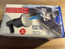 UNIVERSAL SINGLE LNB BOXED  UNUSED
