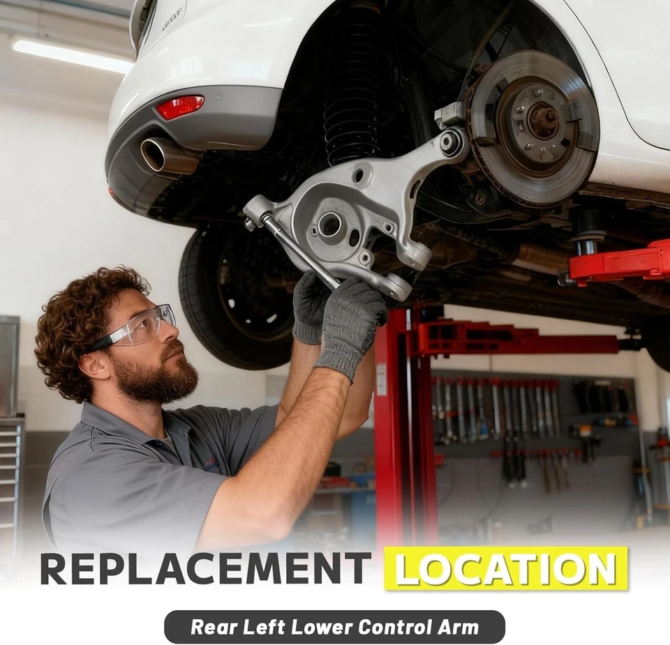 For 2013-20 Ford Fusion Lincoln MKZ Rear Lower Driver Side Control Arm Aluminum - Image 3 of 4