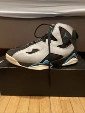 Nike Air Jordan True Flight Size 10 Gray Black Blue With Box