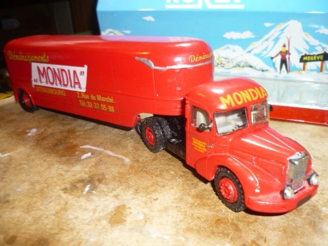 ANCIEN KIT MONTE CAMION RESINE 1/50 RESINE BERNARD WUILLEME MINITRUCKS MONDIA - Photo 2/4