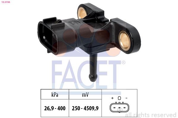 Facet 10.3198 Luftdrucksensor, HöHenanpassung FüR Mazda-image