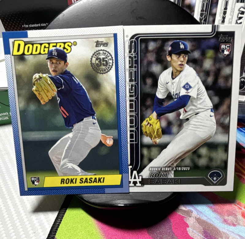 Topps 2025 Roki Sasaki Dodgers Rookie Cards