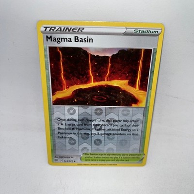 Magma Basin 144/172 Uncommon Brilliant Stars Pokemon Reverse Holo Lightly Played