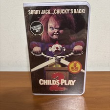 Child s Play 2 Chucky 6 Items Spirit Halloween VHS Collectors Box 2024 New