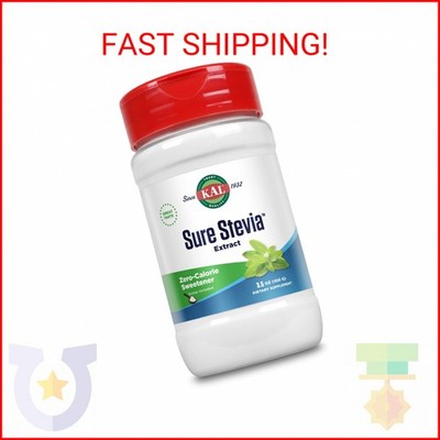 KAL Sure Stevia Extract Powder, Low Carb, Plant Based Stevia Sweetener, Great Ta