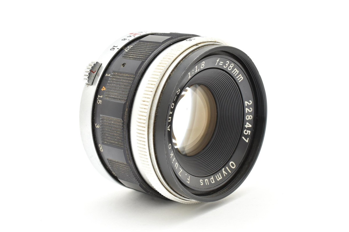 ▶️ Exc Olympus F.Zuiko Auto-S 38mm f1.8 Lens for Pen F FT FV
