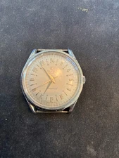ALPHA watch , Swiss, anti magnet military-style dial runs good 1960s waterproof