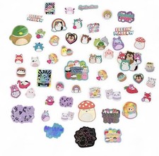 Squishmallow Assorted Stickers Lot Of 54 Pieces 