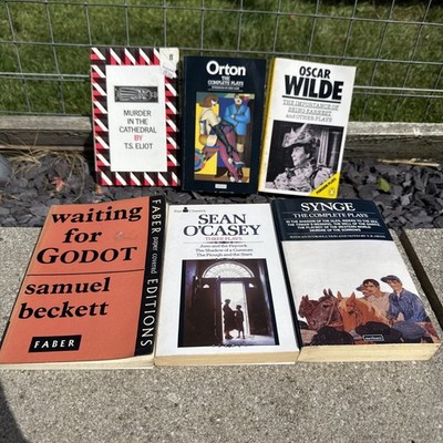 Joe Orton, Oscar Wilde, Sean O Casey, Synge, Beckett & TS Eliot Plays Set Of 6