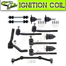 12PCS Front Ball Joints Tie Rods Idler Arm Center Link For GMC Jimmy & Sonoma