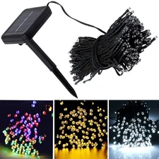 Solar Fairy String Lights For Outdoor Garden Party Xmas Wedding Lamp Waterproof