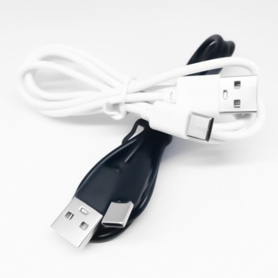 2pcs/set Double Male End USB to USB C Charging Wire Data Cable for Easy Storage