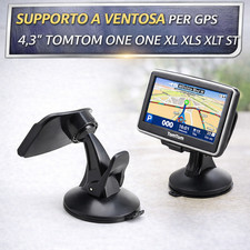 SUPPORTO A VENTOSA per GPS 4.3'' TomTom One ONE XL XLS XLT ST SPED. DA ITALIA