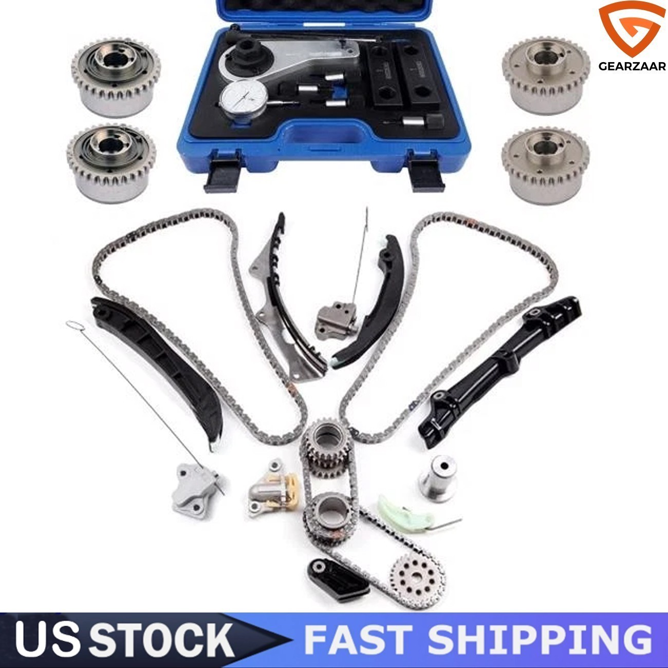 Timing Chain Kit Camshaft Phaser for Maserati Quattroporte Ghibli Le 900028263