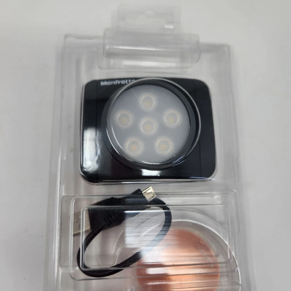 Luz LED para cámara Manfrotto Lumimuse 6 (negro) Foto 4 de 4