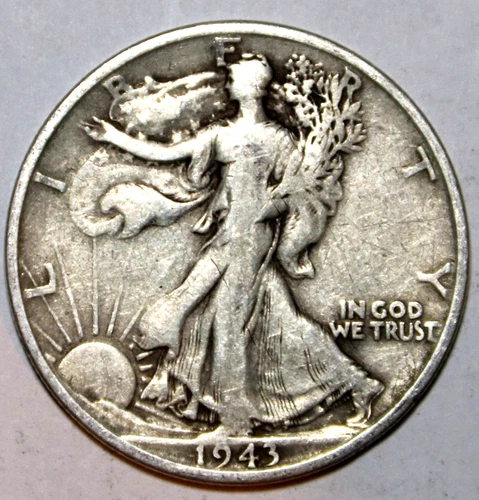 1943-S Walking Liberty Half Dollar - Very Fine/Extra Fine - #1335EC