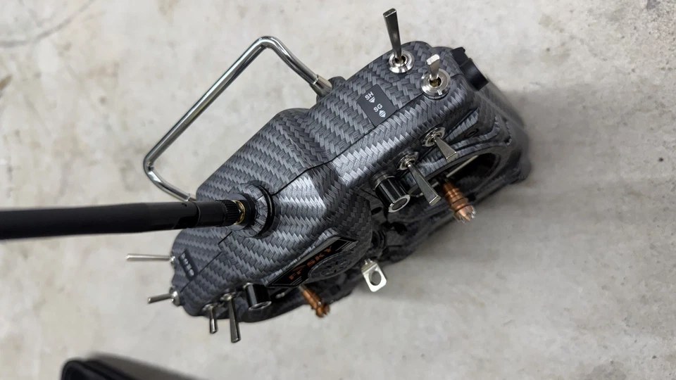 FrSky Taranis X9D Plus 2.4GHz SE ACCESS Transmitter (Carbon Fiber) - Image 4 of 4