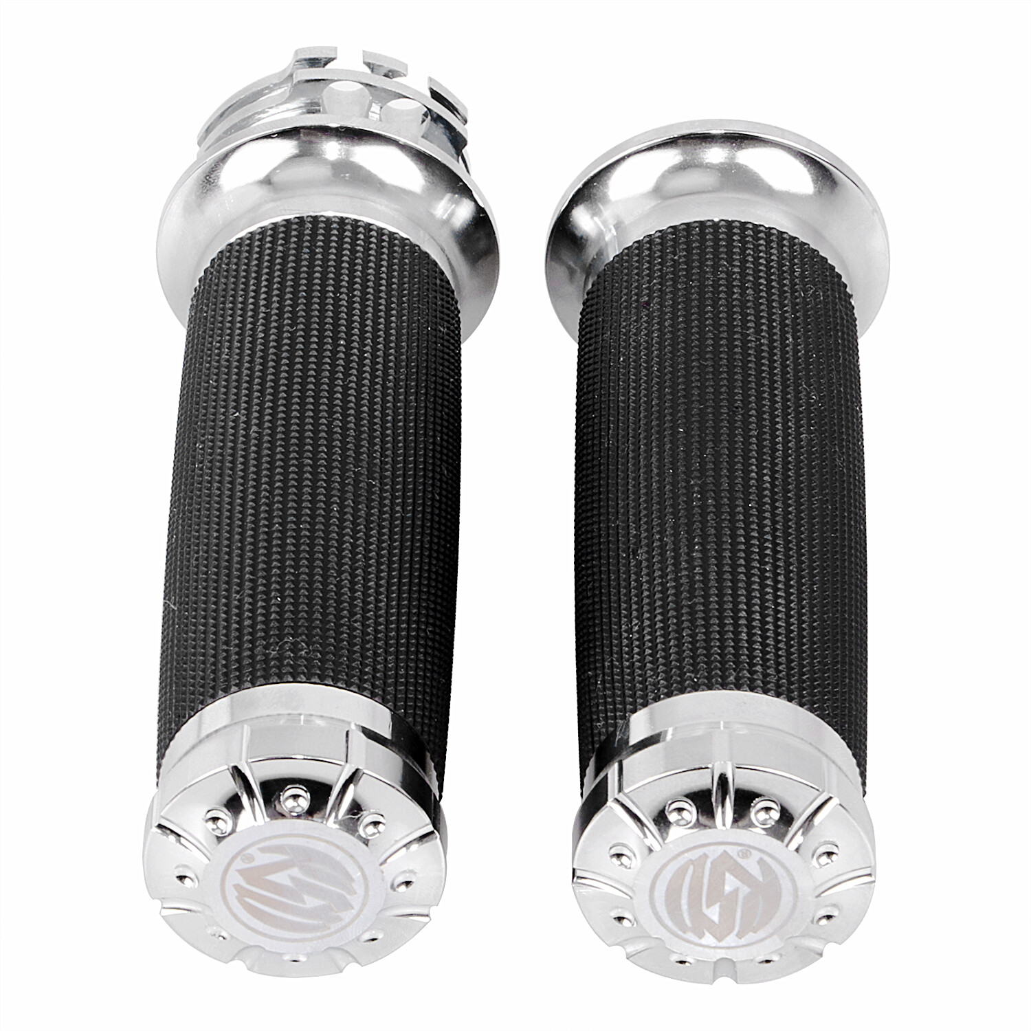 1" Handlebar Hand Grips For Harley Dyna Fat Boy Electra Street Glide FLHX FLHXS