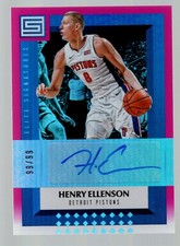2017-18 Panini Status Elite Signatures Pink #ES-HEL Henry Ellenson 99/99 