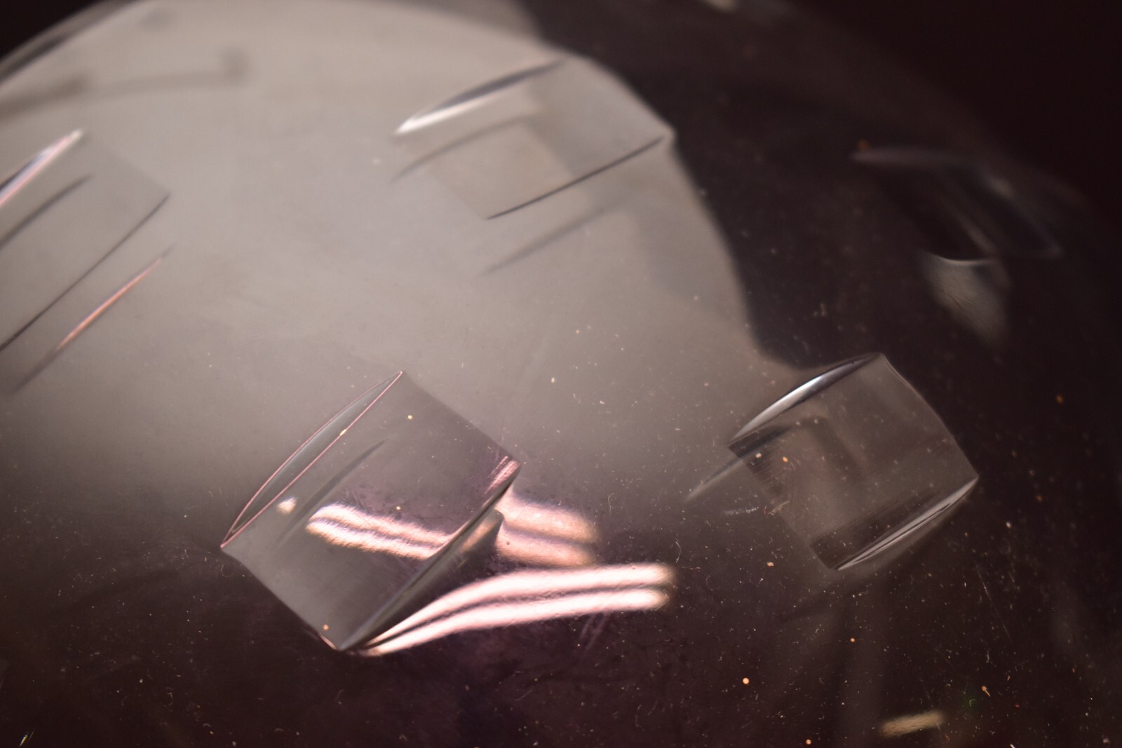 Waterford JOHN ROCHA Crystal 10" Diameter Bowl Geo Centerpiece Serving