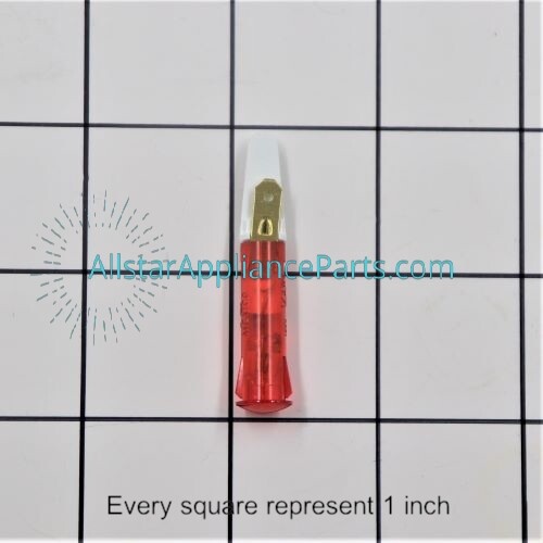 Whirlpool Range/Stove/Oven Indicator light, Red 74005790 - Imagen 2 de 5