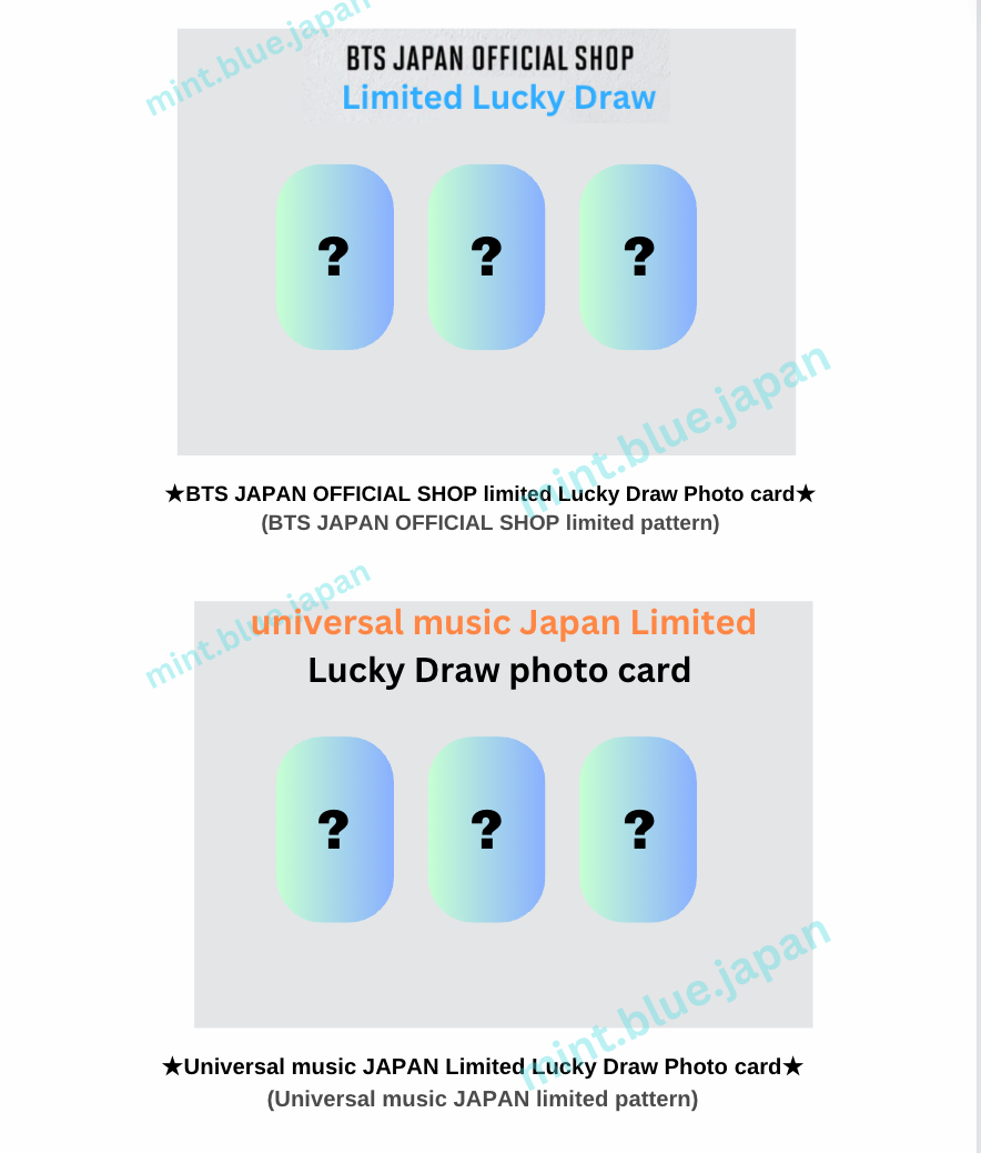 BTS JUNGKOOK GOLDEN Japan FC JPFC / Univrsal music Lucky BTS JUNGKOOK GOLDEN Japan FC JPFC / Univrsal music Lucky