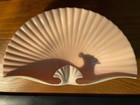 Vintage Lenox Ivory Pink Gold Scallop Shell Shaped Porcelain Footed Dish/Ashtray — photo 1