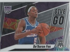 2019-20 Panini Mosaic GIVE AND GO #3 DeAaron Fox SACRAMENTO KINGS Insert 1