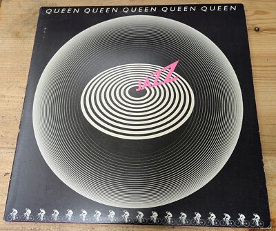 EMA 788 12'' 33RPM '78 QUEEN ''JAZZ'' Gatefold, INNER + POSTER ATTACHED EX