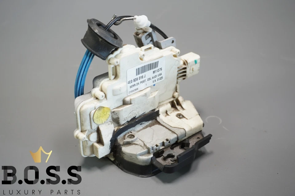 Audi A8 2008 4,2 Quattro cerradura puerta trasera derecha pestillo actuador OEM Foto 3 de 4