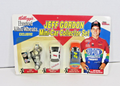 1994 Kellogg s Frosted Mini Wheats Jeff Gordon Exclusive 3 Car Collector Set NIB