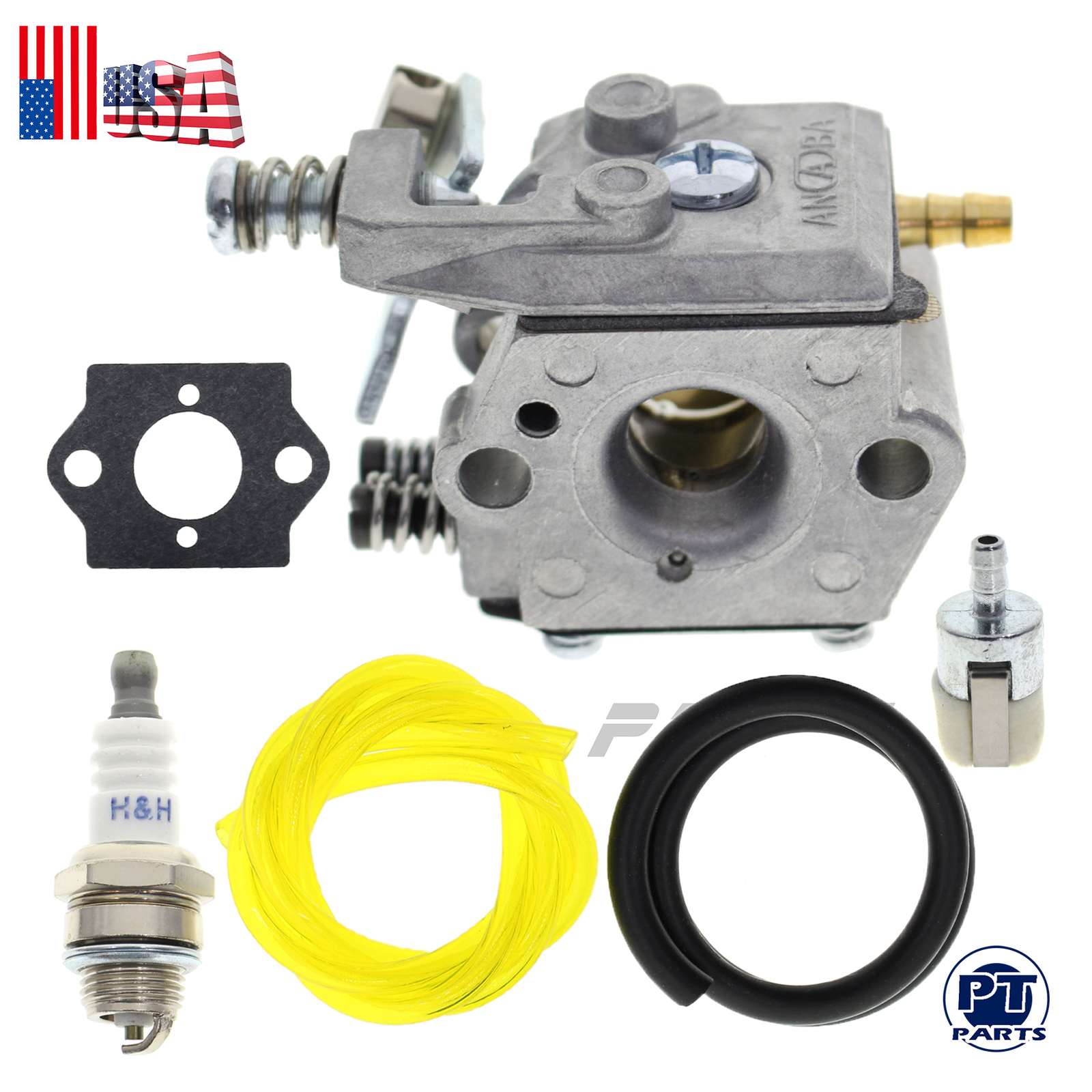 Carburatore Di Ricambio Per Motozappe Echo/Mantis, Modelli SV-2A SV-2AE, Sostituisce Walbro WA-59, Kit Completo Con Candela