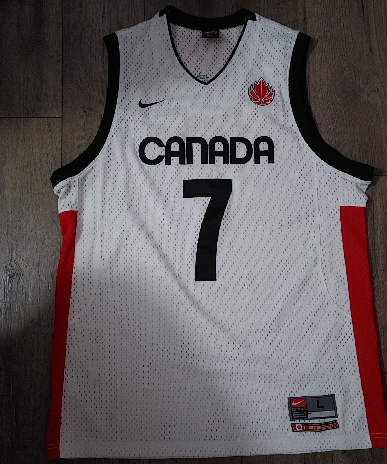 Nike Steve Nash Team Canada Basketball Jersey Size Large eBay