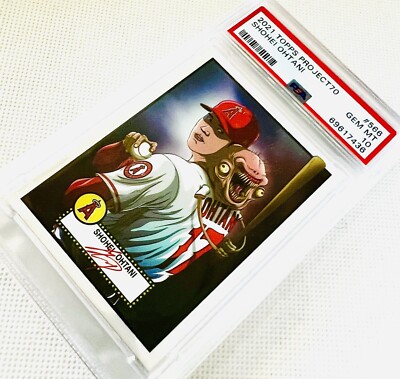 2021 Topps Project 70 Shohei Ohtani By Alex Pardee #566 PSA 10