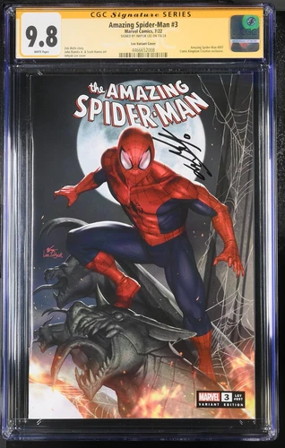 Amazing Spider-man #3 Inhyuk Lee variant CGC 9.8 SS signature series 2022 897