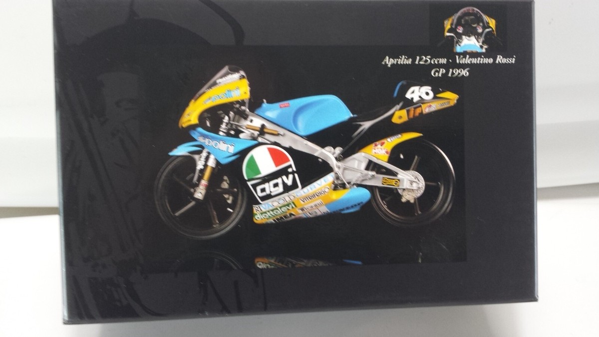 Valentino Rossi GP 125 フィギュア 1996年 Valentino Rossi. Aprilia 125cc. GP 1996 . Minichamps 1/12 | eBay
