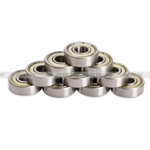 10PCS Flange Ball Bearing 608ZZ 8*22*7 mm Metric Flanged Bearing eBay