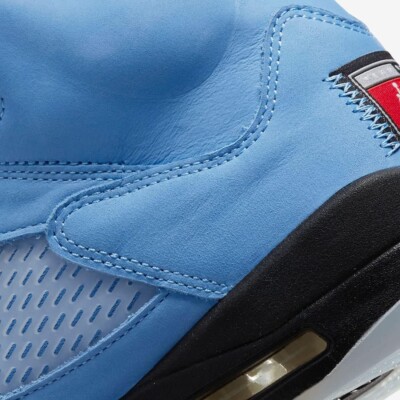Nike Air Jordan 5 Retro DV1310-401 UNC University Blue Men's