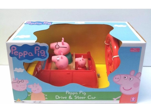 peppa drive and steer car