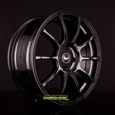 4x Barracuda Summa matt black 7.5x17 ET35 - LK4/100 ML73.1 Felge Alu