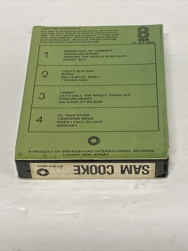 Sam Cooke 8-track tape twin pack brand you sealed - Picture 2 of 8