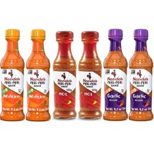 Nandos Peri Peri Sauce Medium Garlic Hot 6 x 125g Choose Flavour