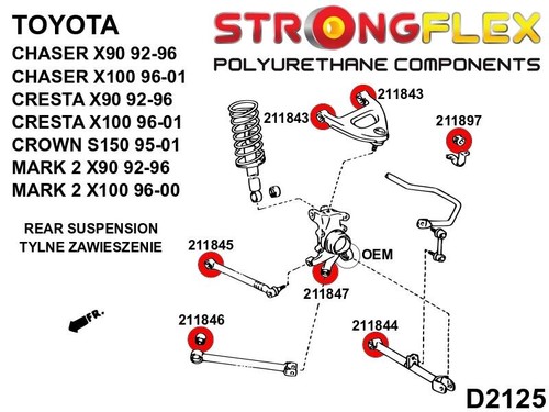 Toyota Rear suspension rod bush - Picture 2 of 2