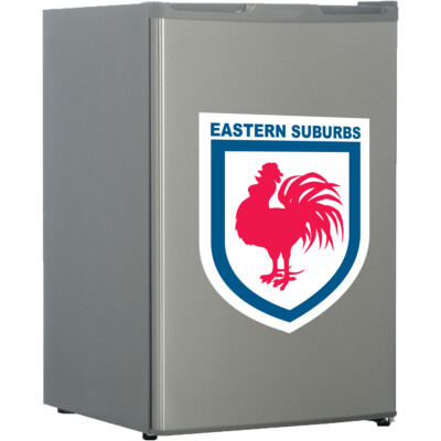 NRL Heritage Fridge Decal - Eastern Suburbs -Team Logo Sticker - 470x364mm